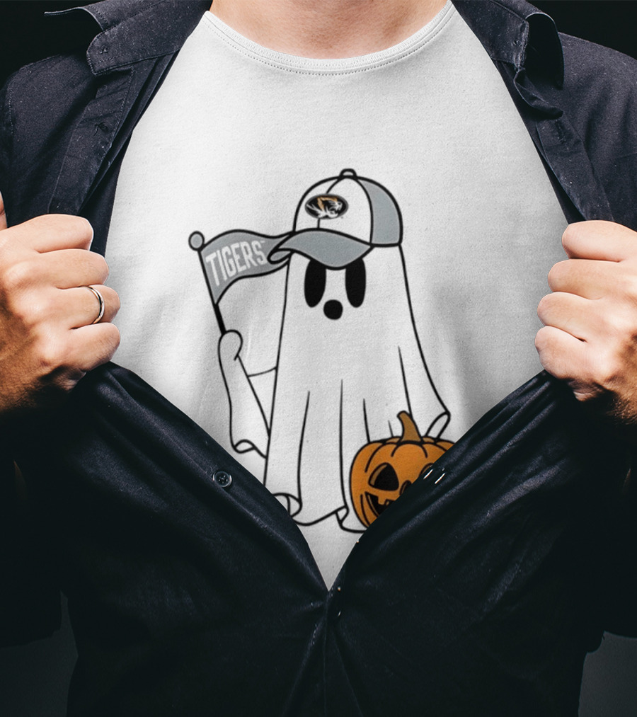 Missouri Tigers Halloween Ghost Pumpkin 2026 T-Shirt