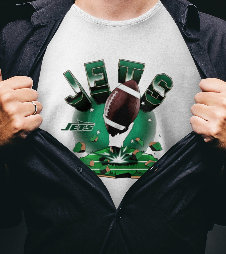 New York Jets Football Explode 2026 Clubhouse T-Shirt