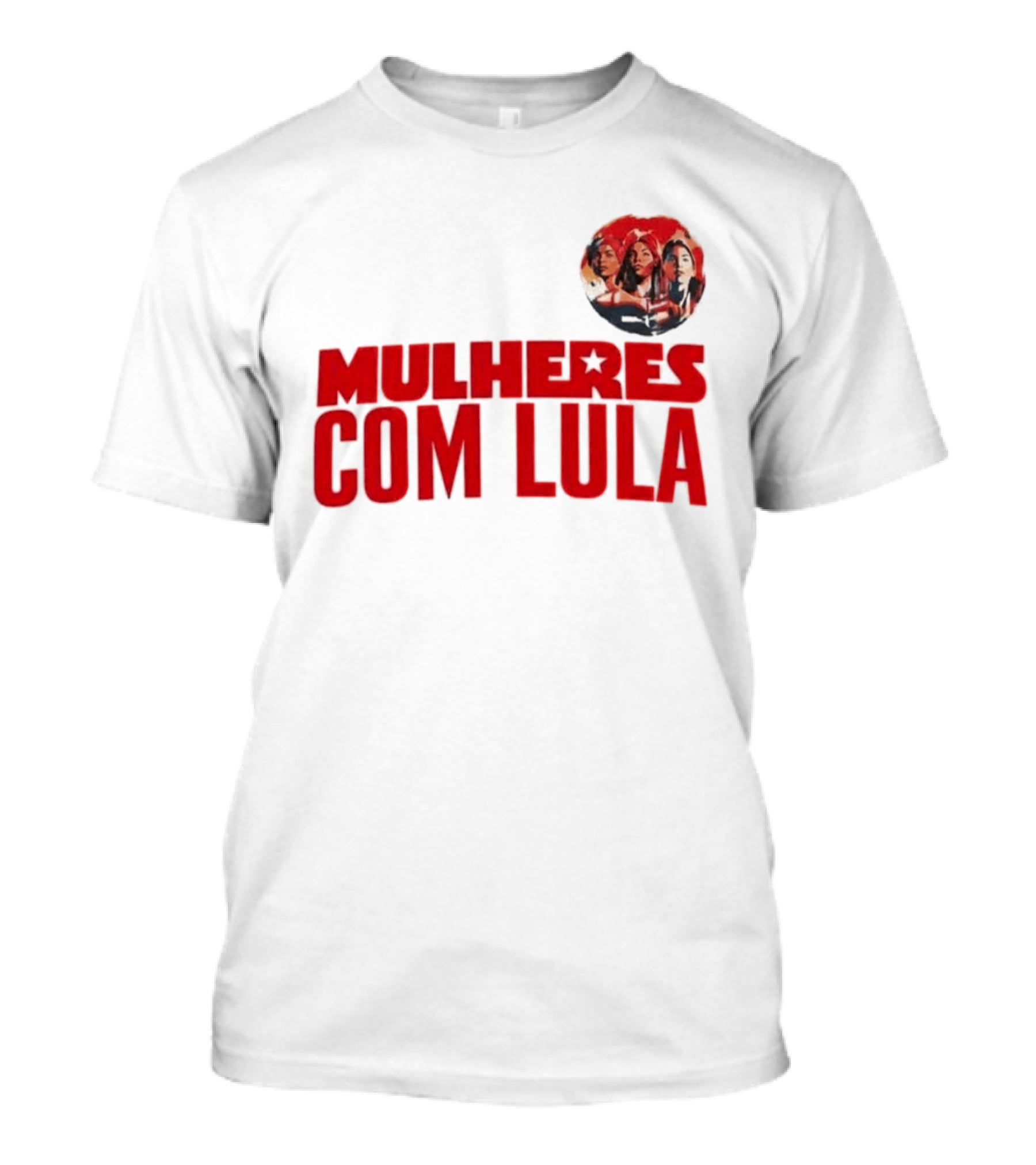 Mulheres Com Lula Olívia Santana T-Shirt