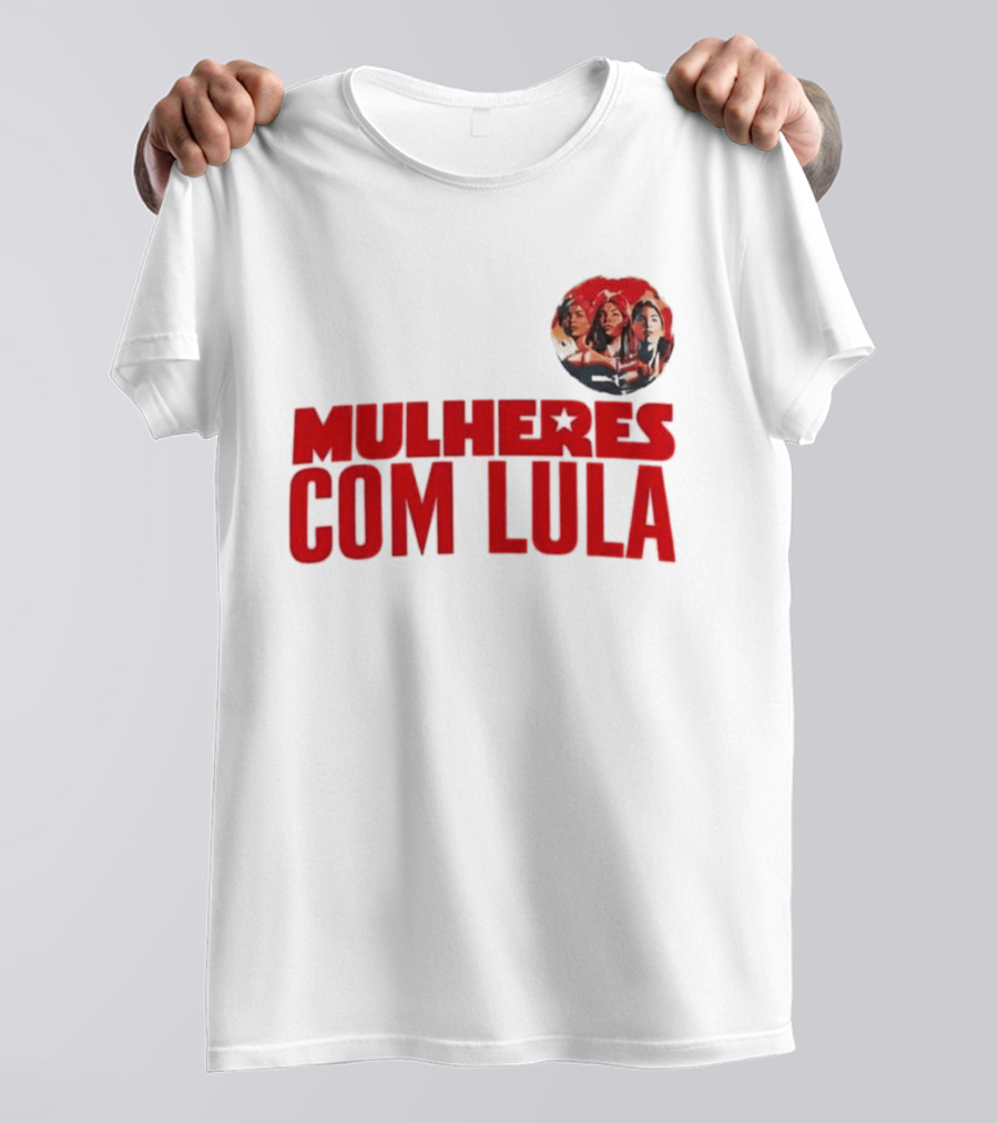 Mulheres Com Lula Olívia Santana T-Shirt