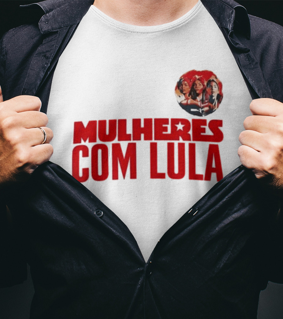 Mulheres Com Lula Olívia Santana T-Shirt