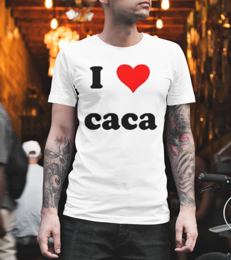 I Love Caca Original Classic Fun Playful T-Shirt
