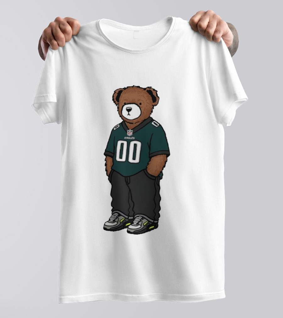 Philadelphia Eagles Teddy Bear London Games 2026 T-Shirt