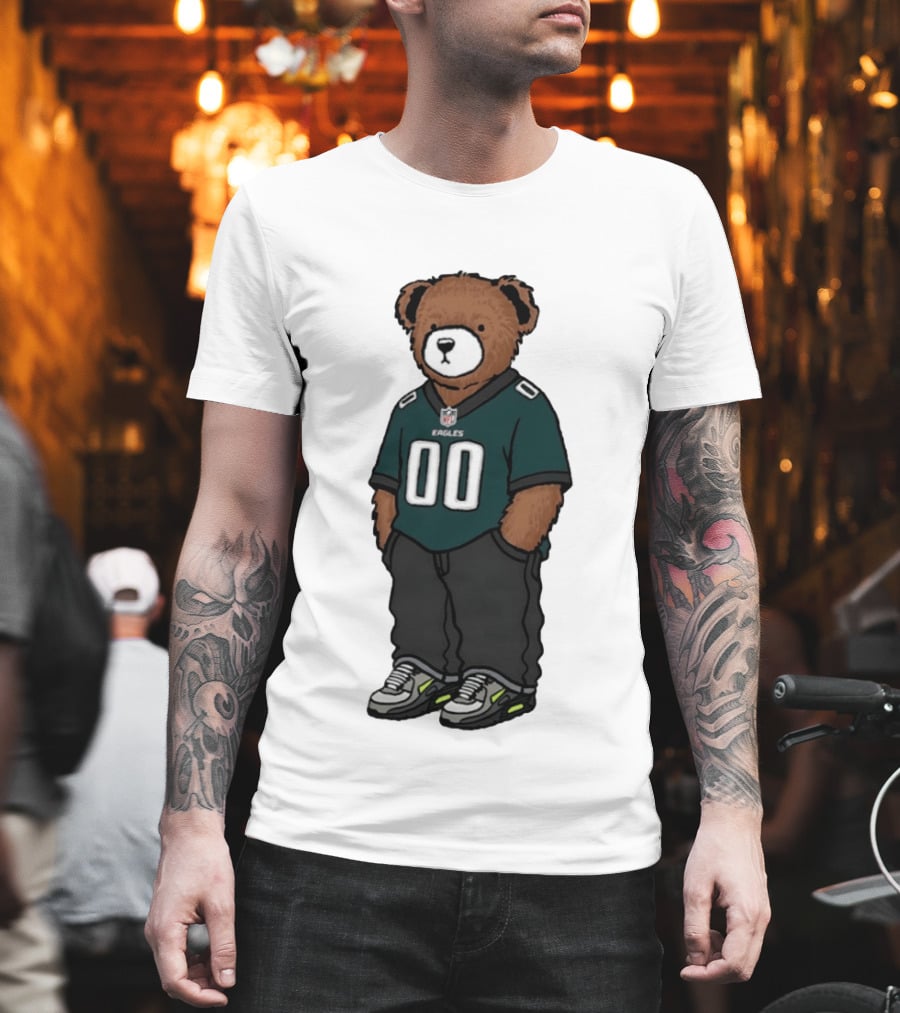 Philadelphia Eagles Teddy Bear London Games 2026 T-Shirt