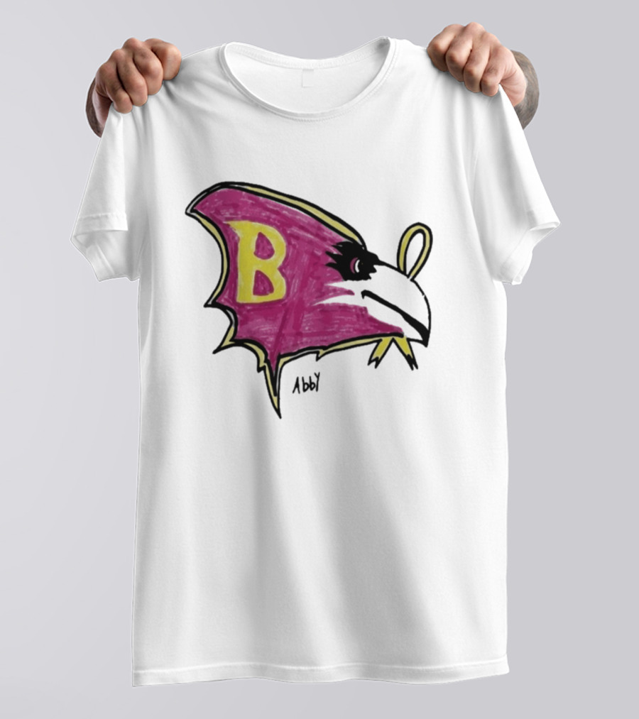 Ravens B Logo Child Drawing By Abiy T-Shirt