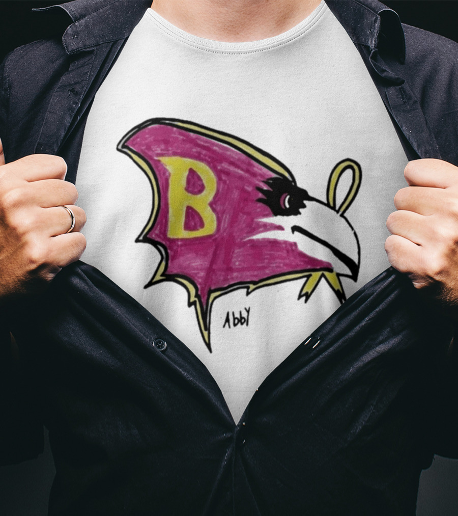 Ravens B Logo Child Drawing By Abiy T-Shirt