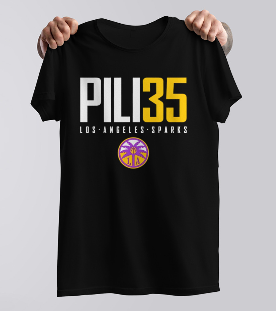 Pili 35 Los Angeles Sparks WNBA Basketball Team T-Shirt