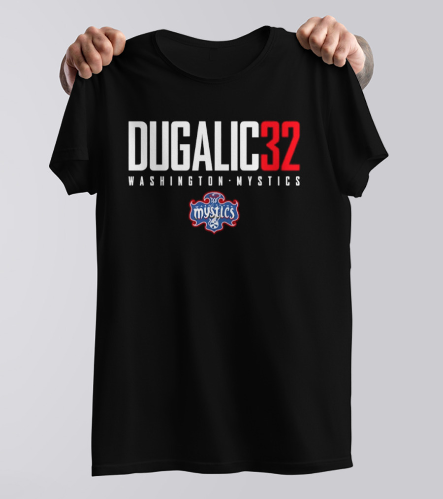 Angela Dugalic 32 Washington Mystics Mystics Basketball T-Shirt