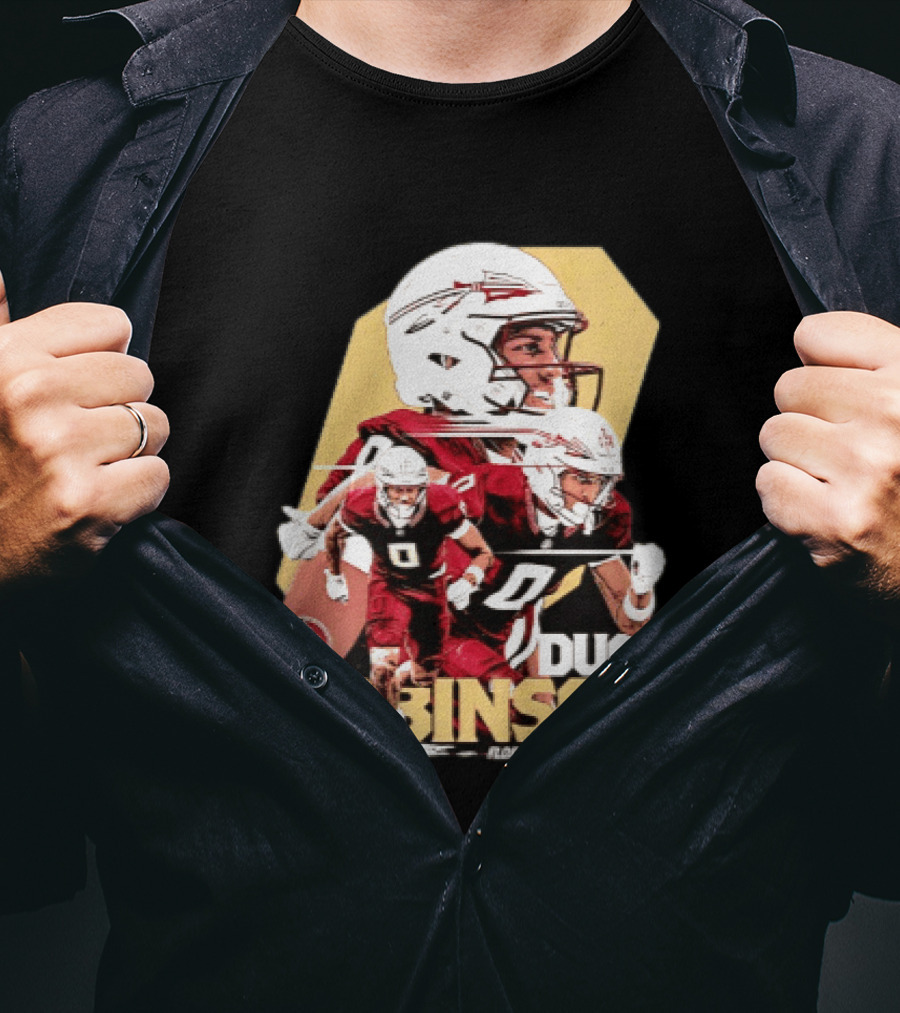 Duce Robinson Florida State Seminoles Football NCAA Player Action Montage T-Shirt