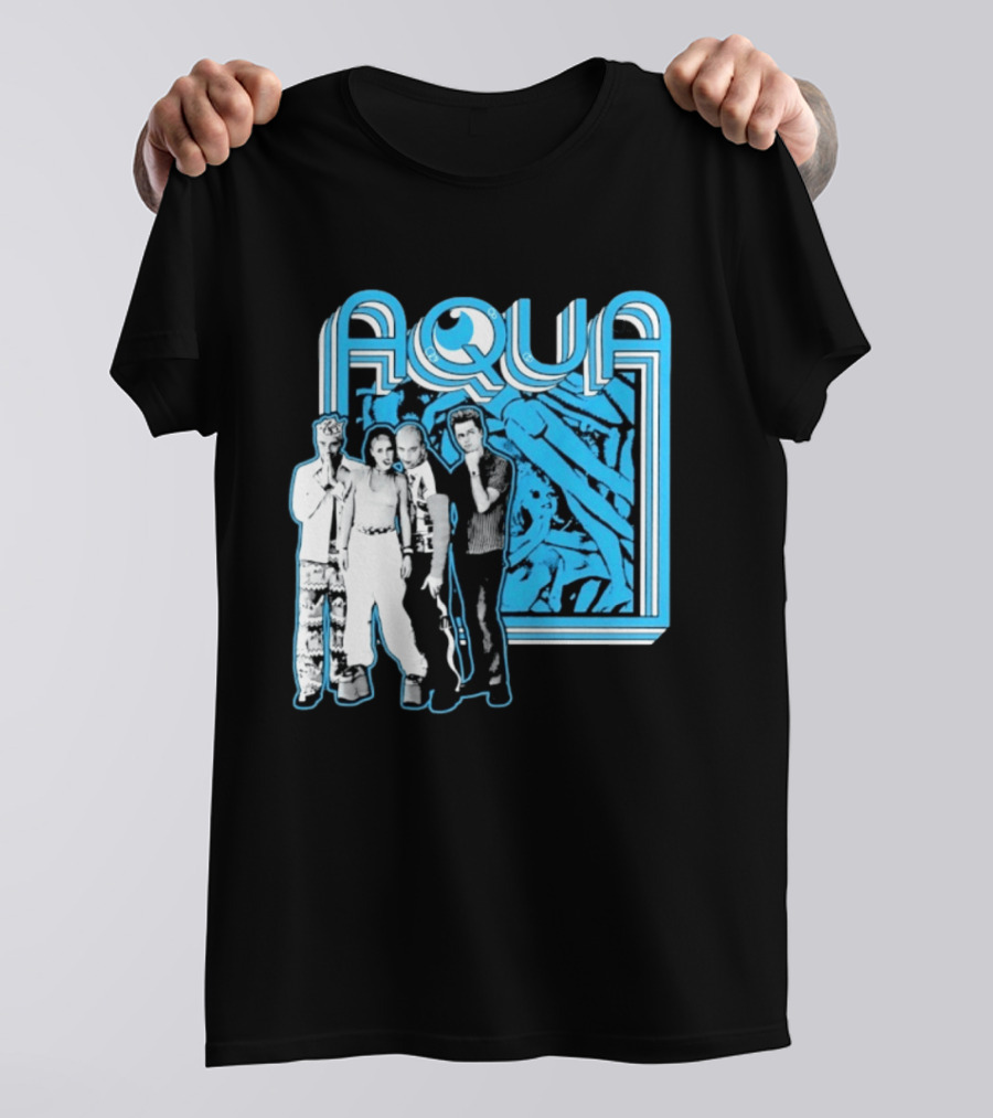 Aqua Band Members Barbie Girl 90s Pop Music Nostalgia T-Shirt