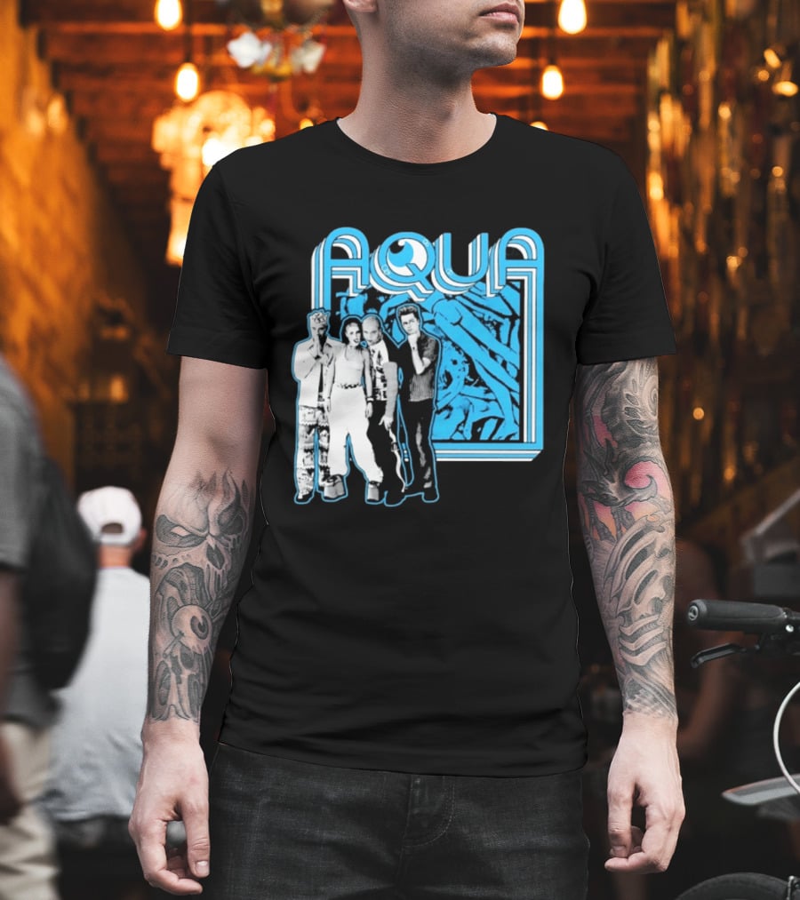 Aqua Band Members Barbie Girl 90s Pop Music Nostalgia T-Shirt