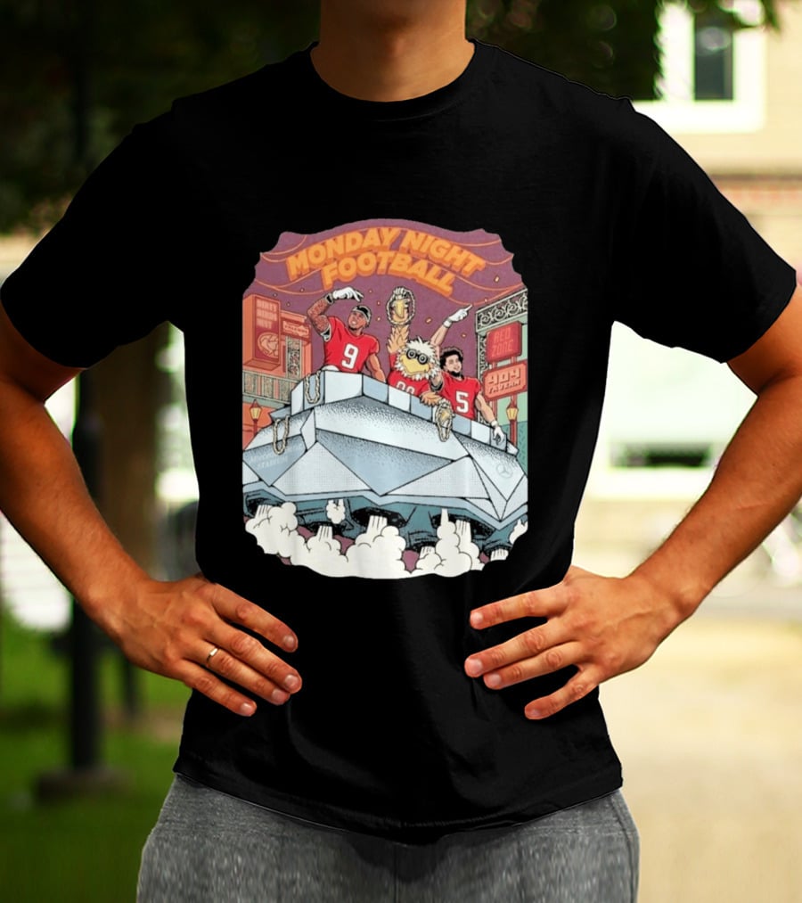 Monday Night Football Atlanta Falcons Dirty Bird Nest Red Zone Stadium T-Shirt
