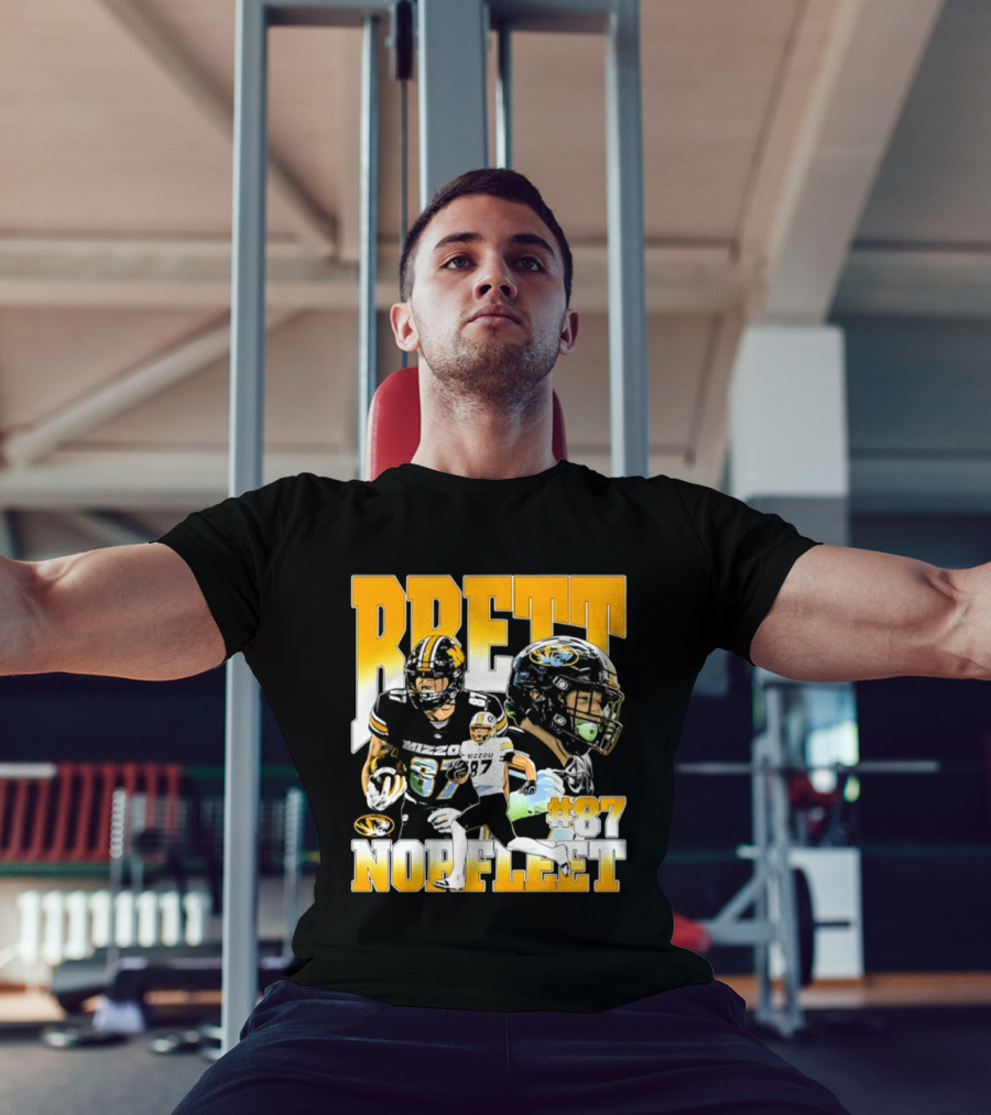 Brett Norfleet #87 Missouri Tigers Football NCAA T-Shirt