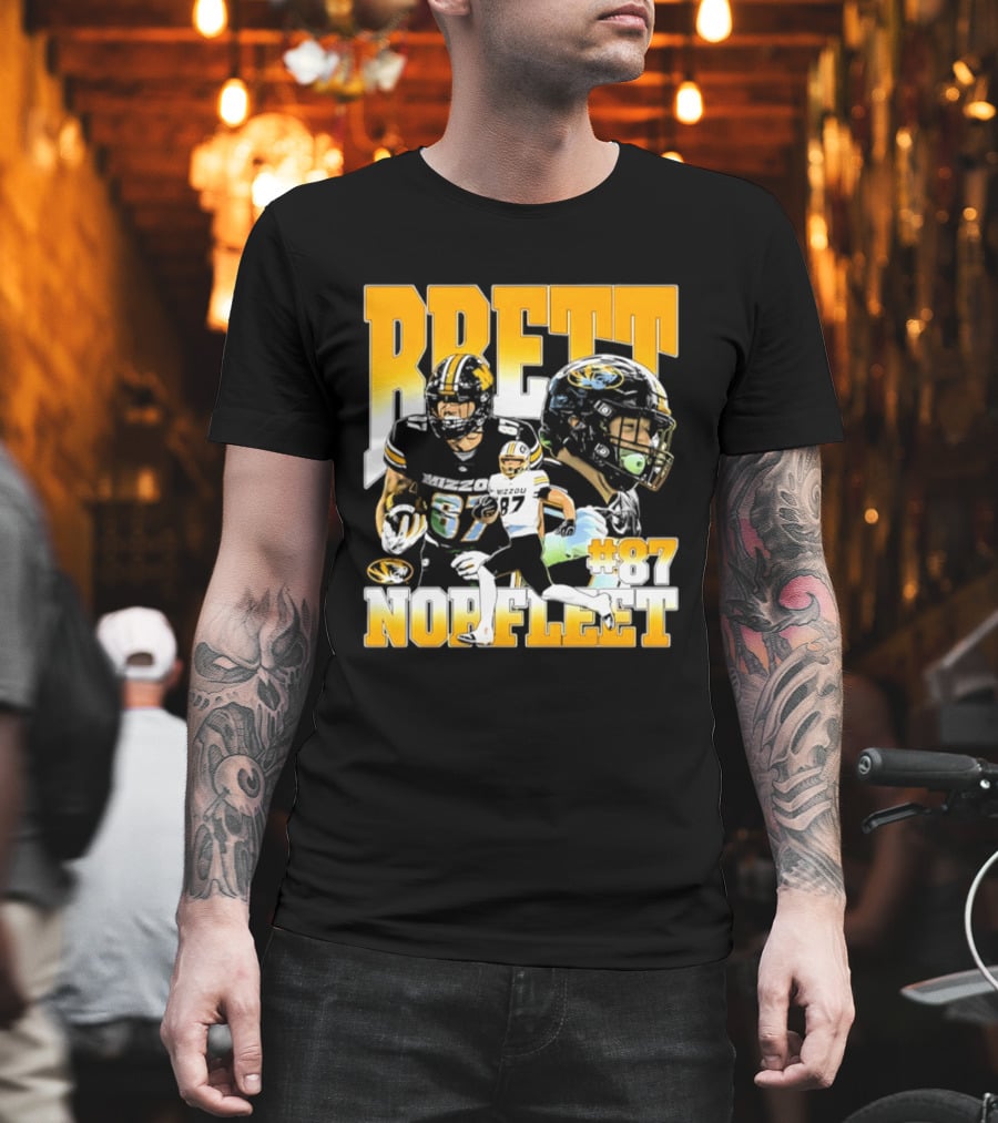 Brett Norfleet #87 Missouri Tigers Football NCAA T-Shirt