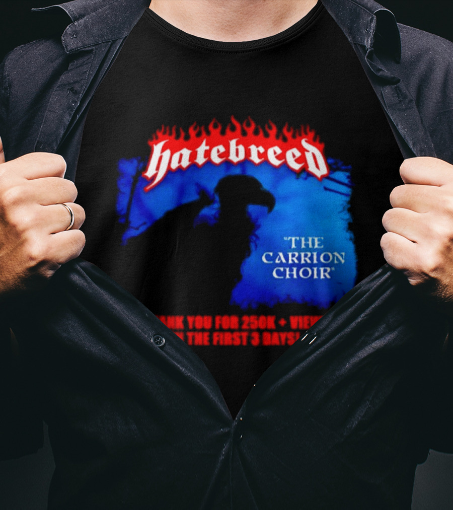 Hatebreed The Carrion Choir Metal Hardcore Album T-Shirt
