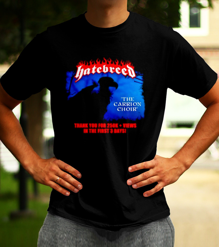 Hatebreed The Carrion Choir Metal Hardcore Album T-Shirt