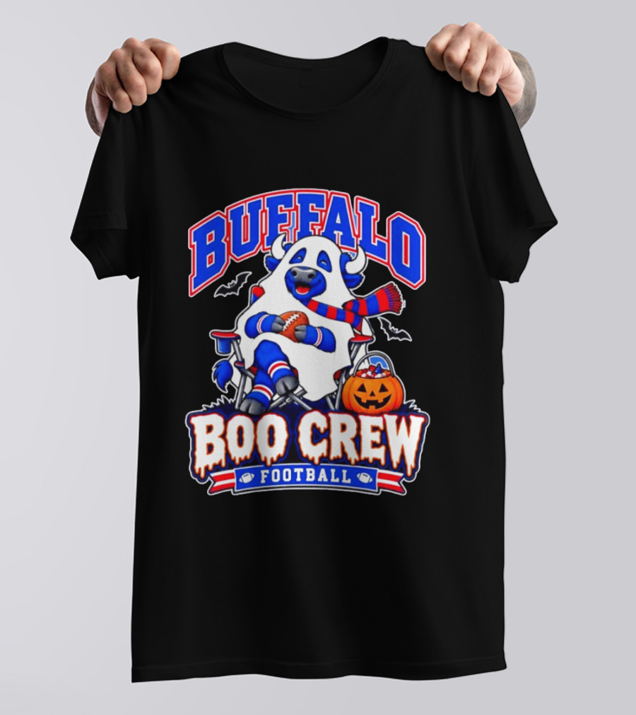 Buffalo Bills Boo Crew Halloween Football 2026 T-Shirt