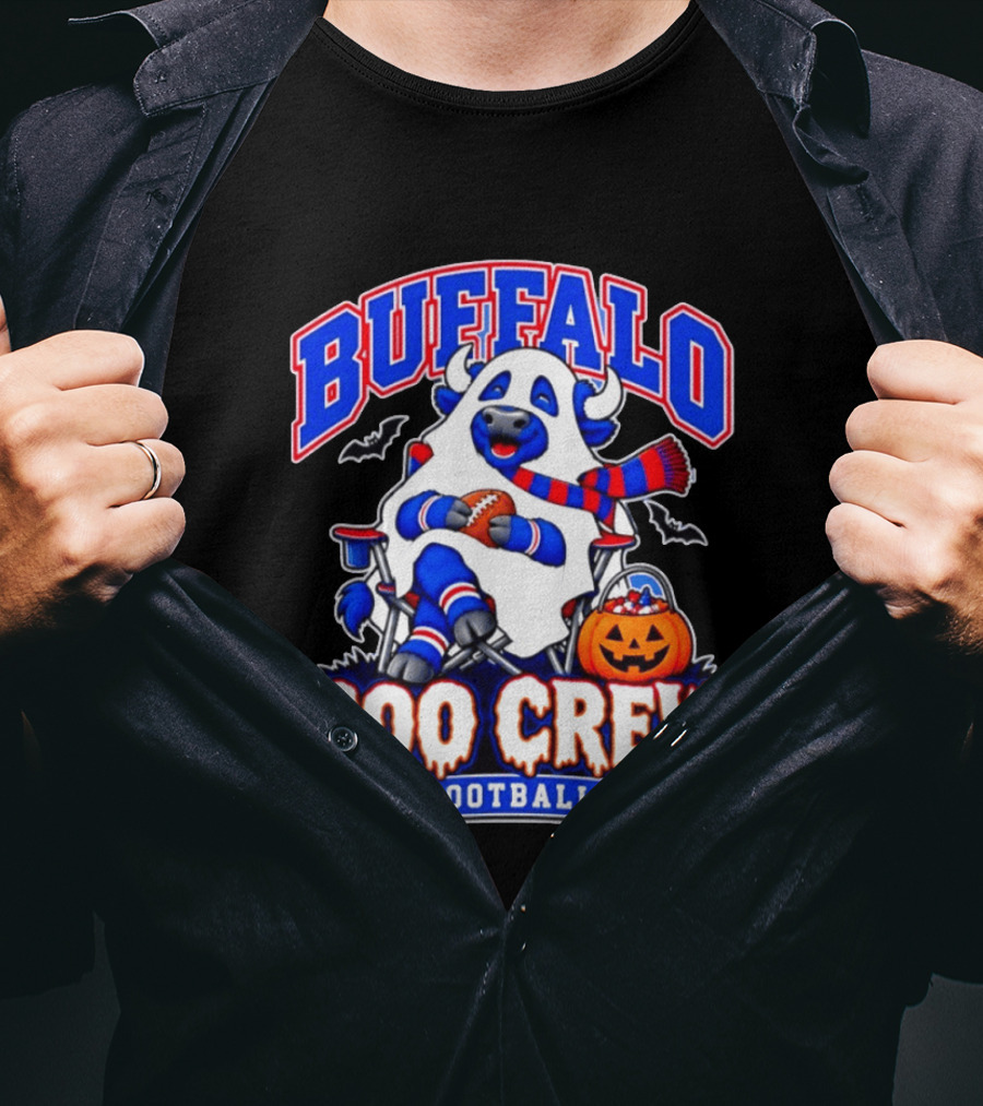 Buffalo Bills Boo Crew Halloween Football 2026 T-Shirt