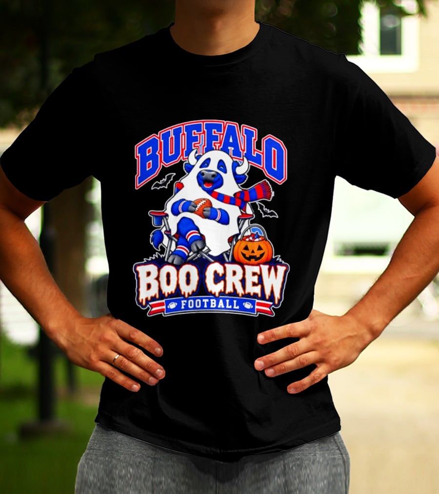 Buffalo Bills Boo Crew Halloween Football 2026 T-Shirt