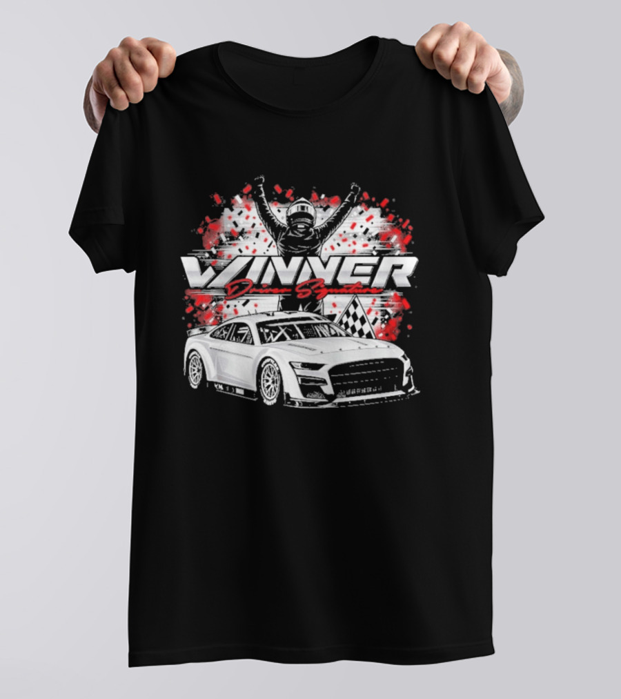 Chase Briscoe Winner South Point 400 Race Car Champion Celebration T-Shirt
