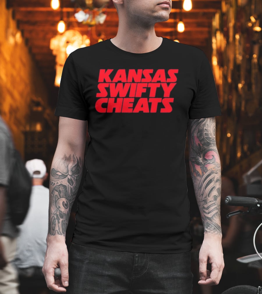 Kansas Swifty Cheats Bold Red T-Shirt