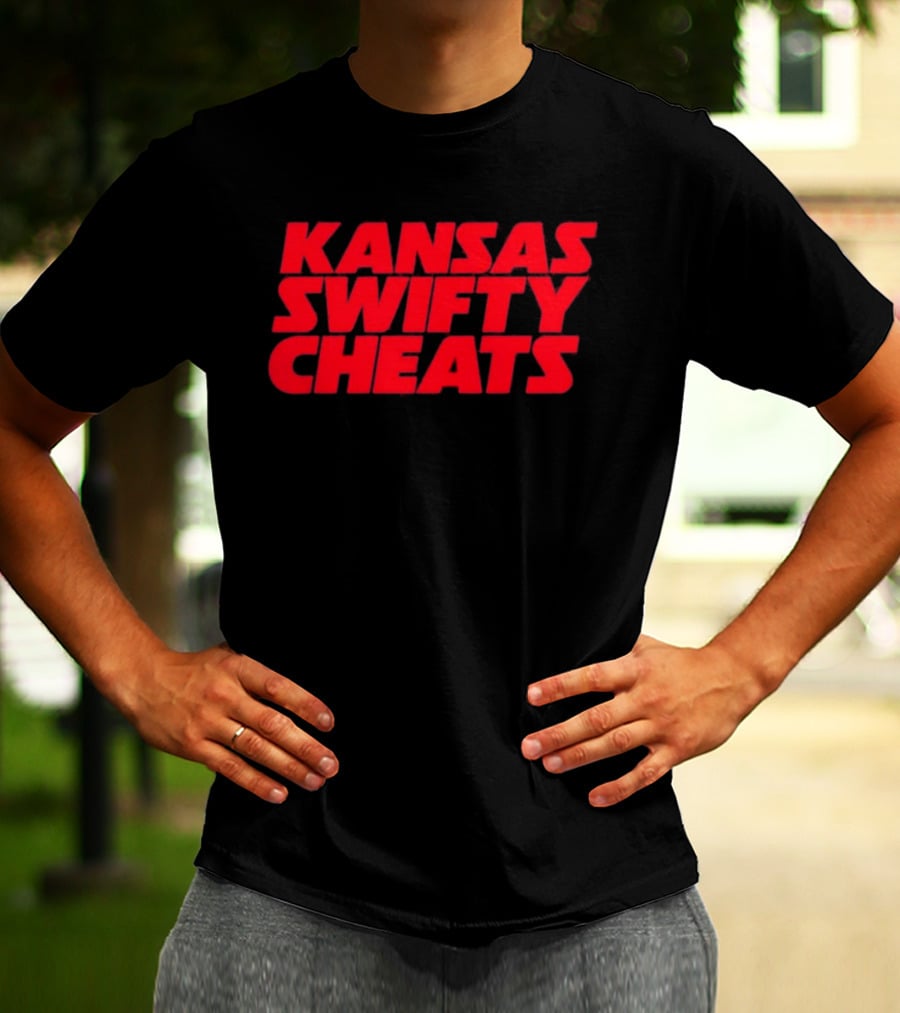 Kansas Swifty Cheats Bold Red T-Shirt