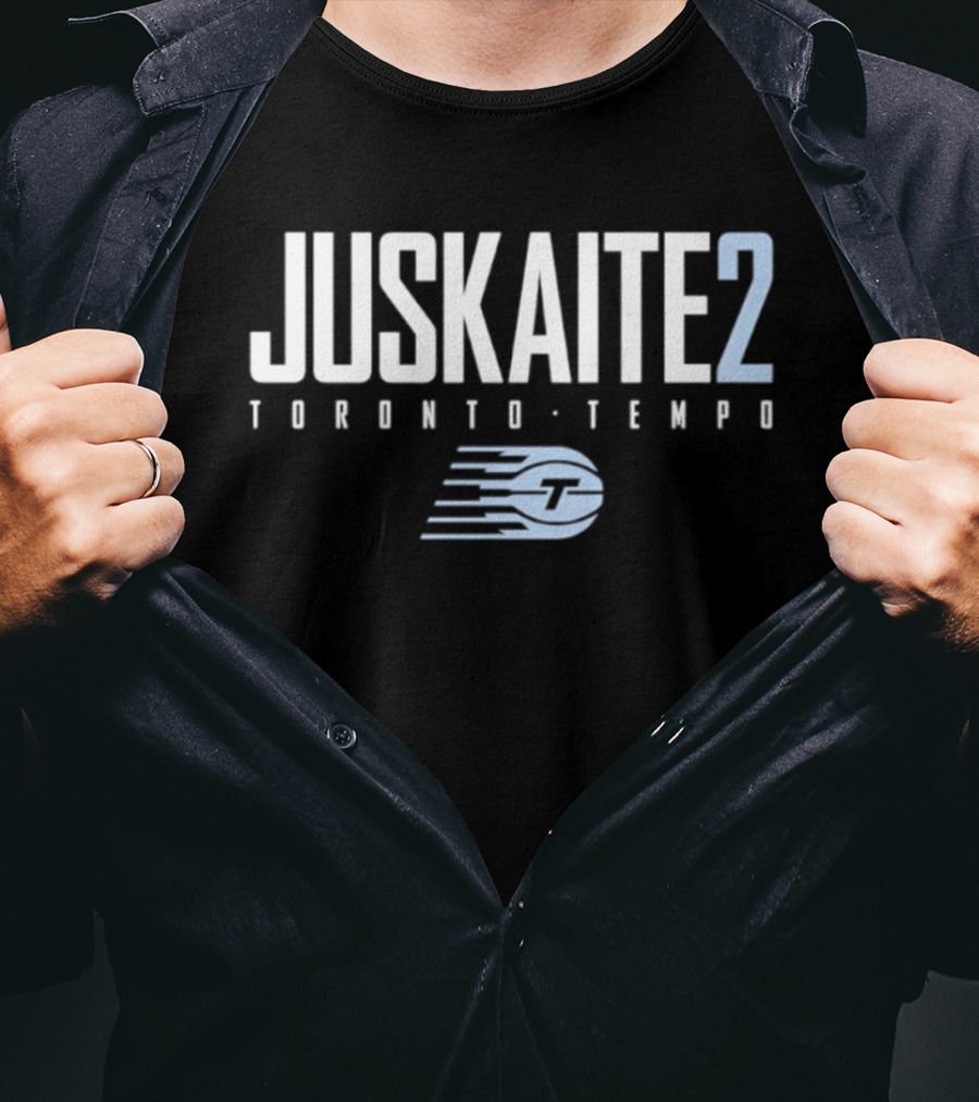 Laura Juskaite 2 Toronto Tempo WNBA T-Shirt