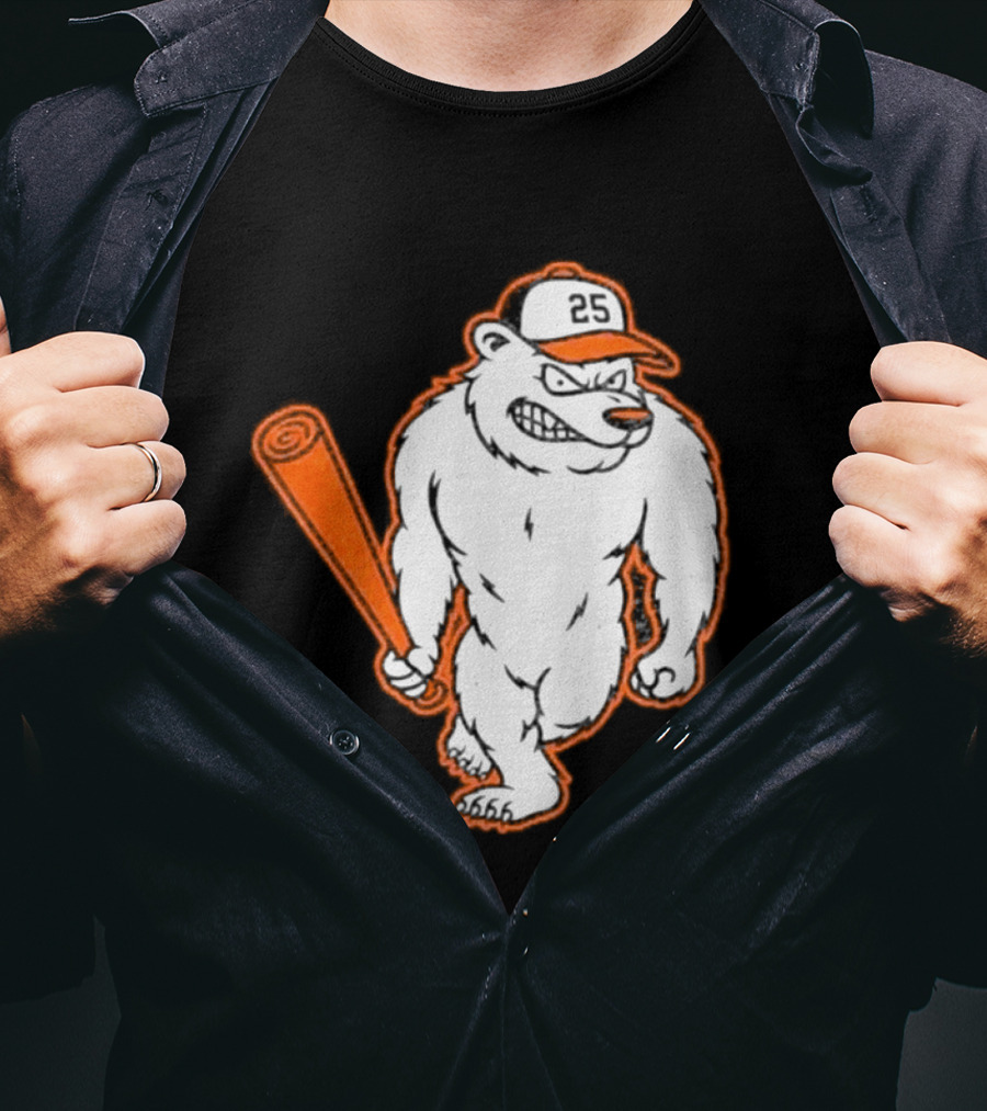 Baltimore Orioles Polar Bear Pete Alonso Baseball Bat T-Shirt