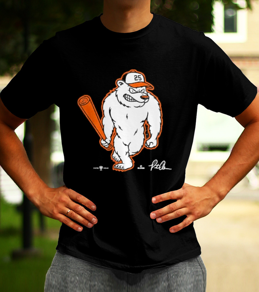 Baltimore Orioles Polar Bear Pete Alonso Baseball Bat T-Shirt