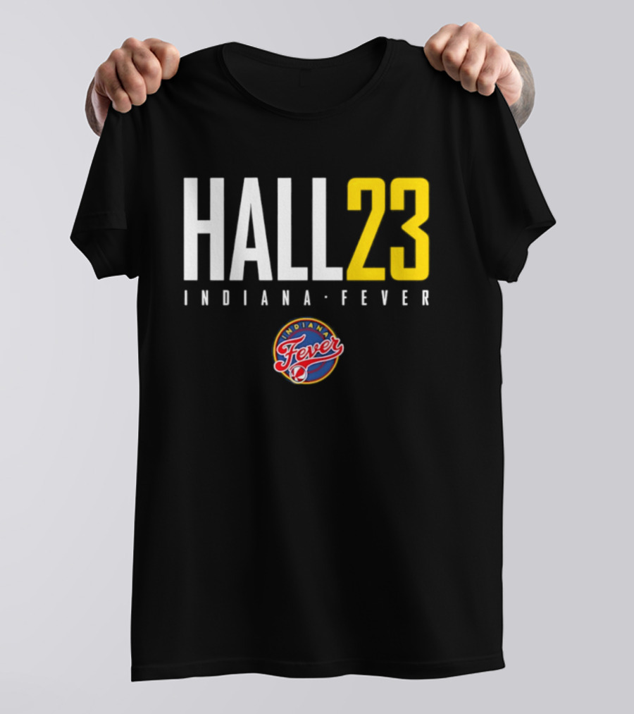 Indiana Fever Lexie Hall 23 WNBA Team Fan Gear T-Shirt