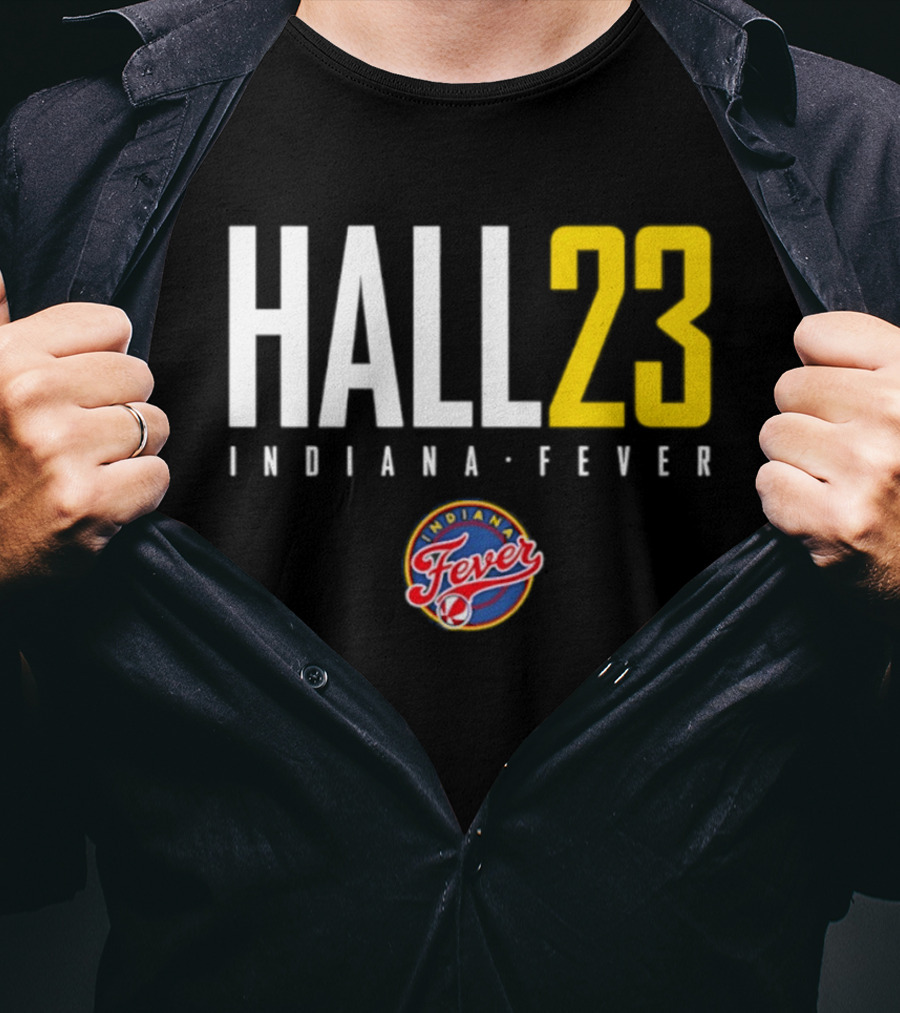 Indiana Fever Lexie Hall 23 WNBA Team Fan Gear T-Shirt