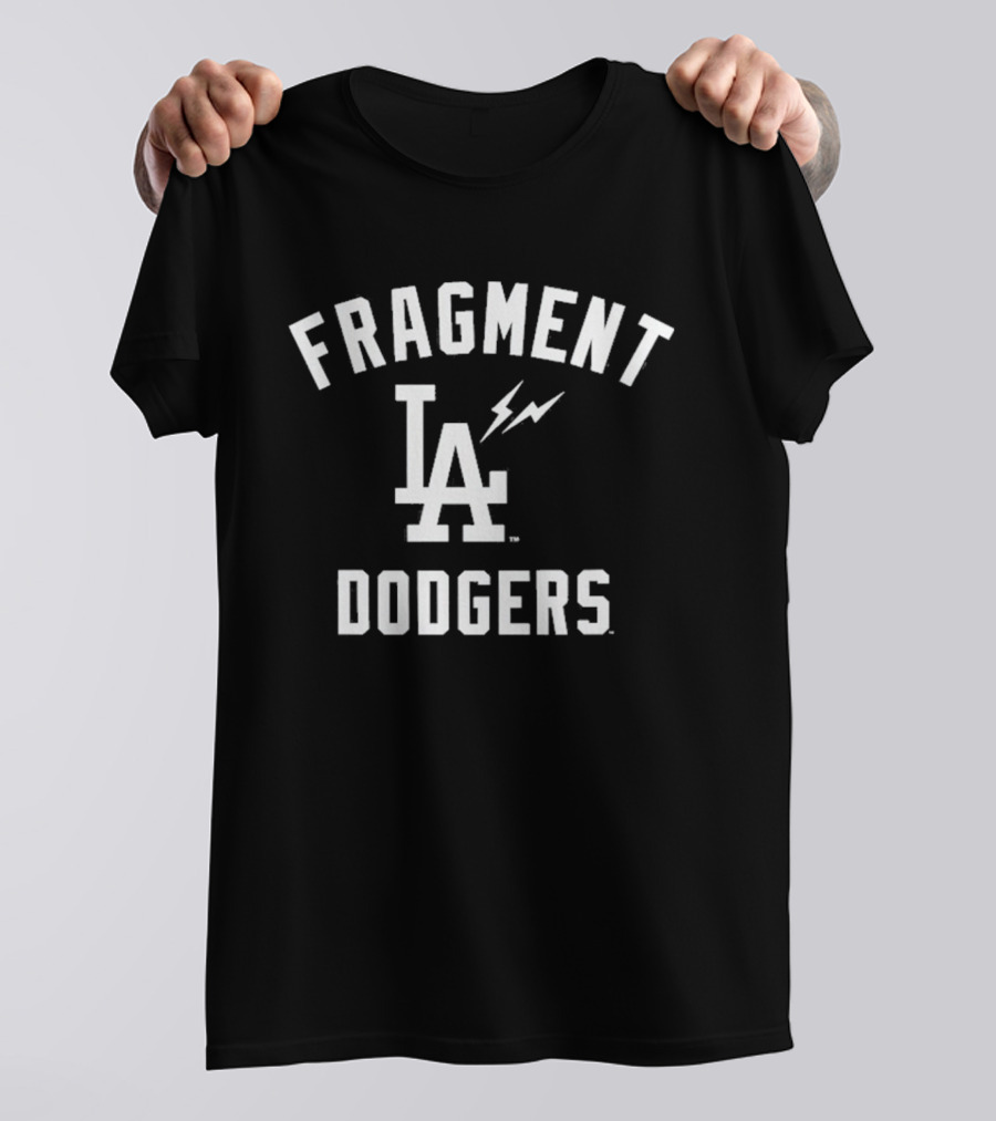 Fragment Los Angeles Dodgers Lightning Bolt Collaboration T-Shirt