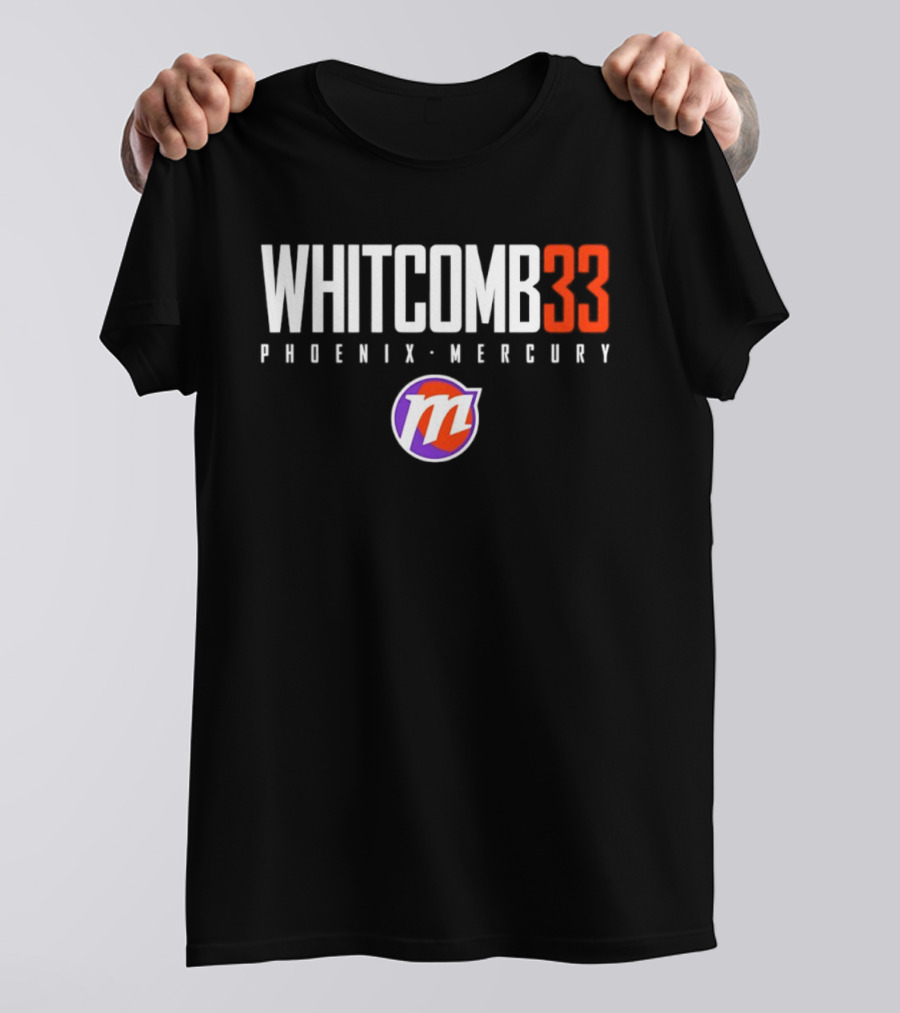 Whitcomb 33 Phoenix Mercury WNBA Name And Number T-Shirt