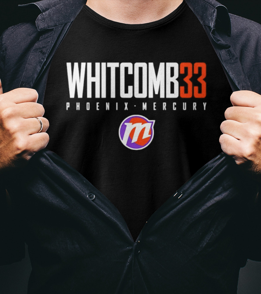 Whitcomb 33 Phoenix Mercury WNBA Name And Number T-Shirt