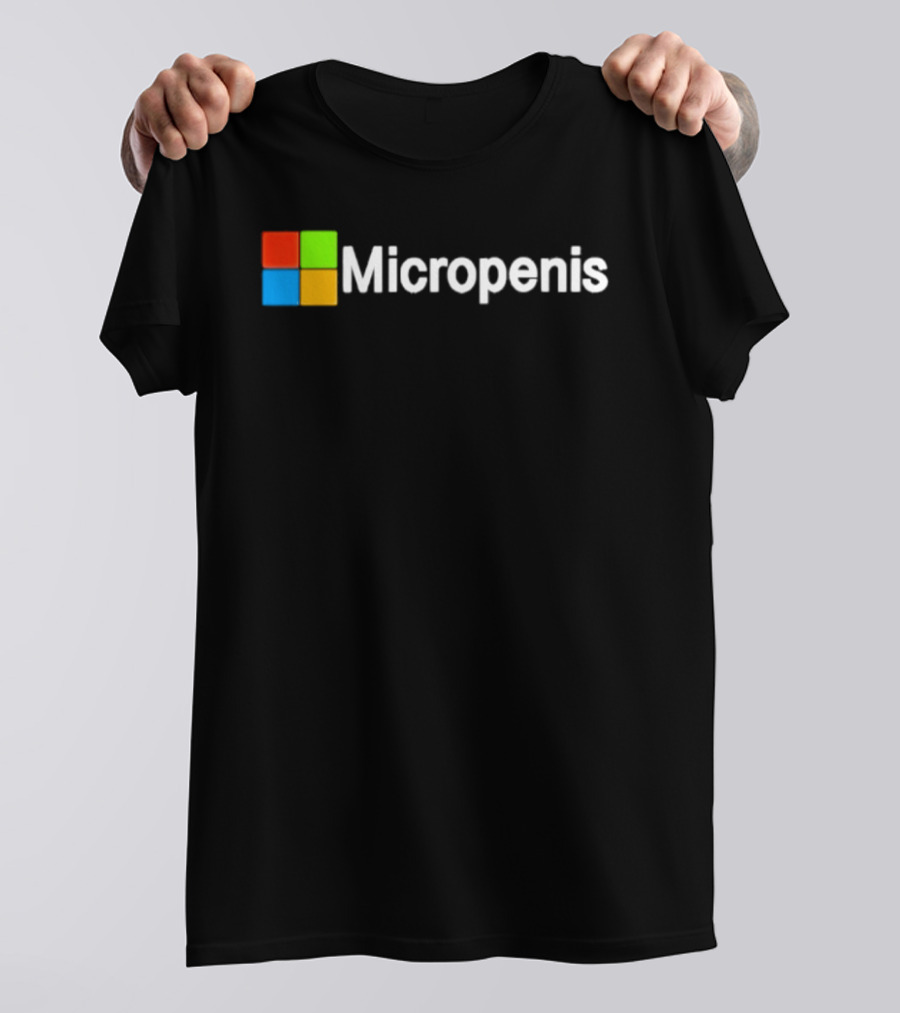 Micropenis Microsoft Parody Blocks T-Shirt