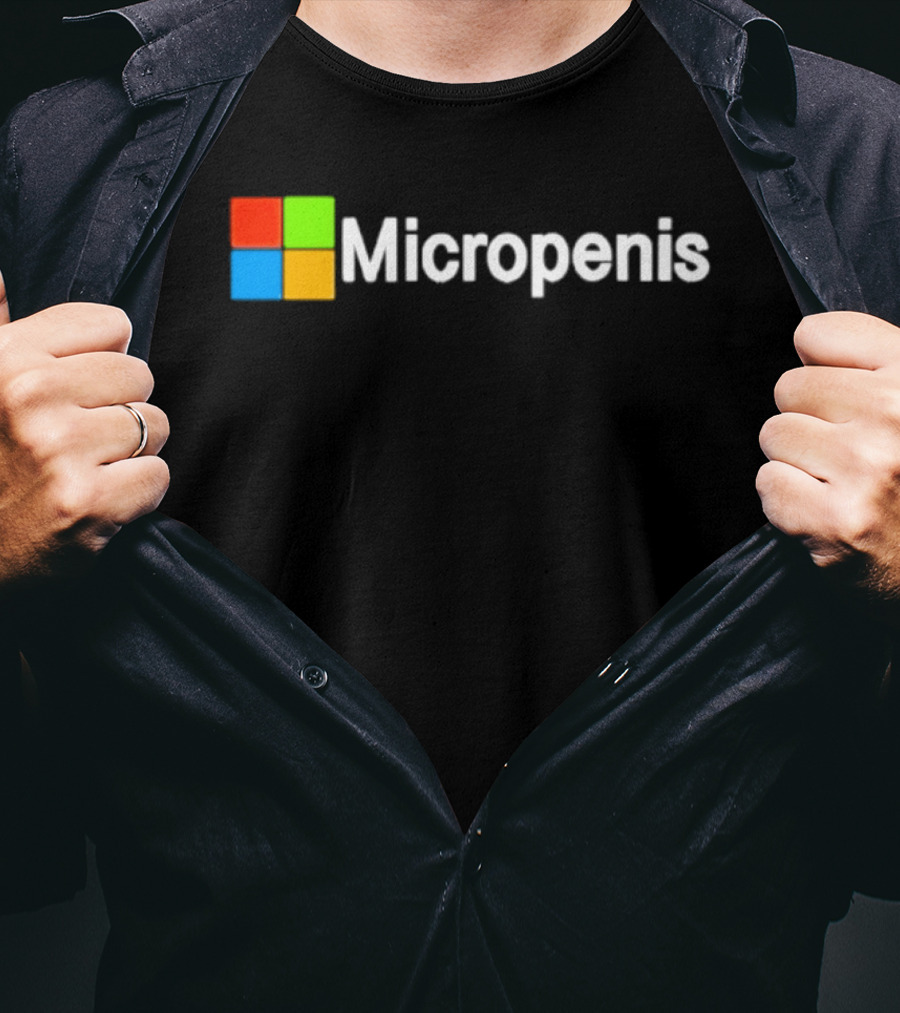 Micropenis Microsoft Parody Blocks T-Shirt