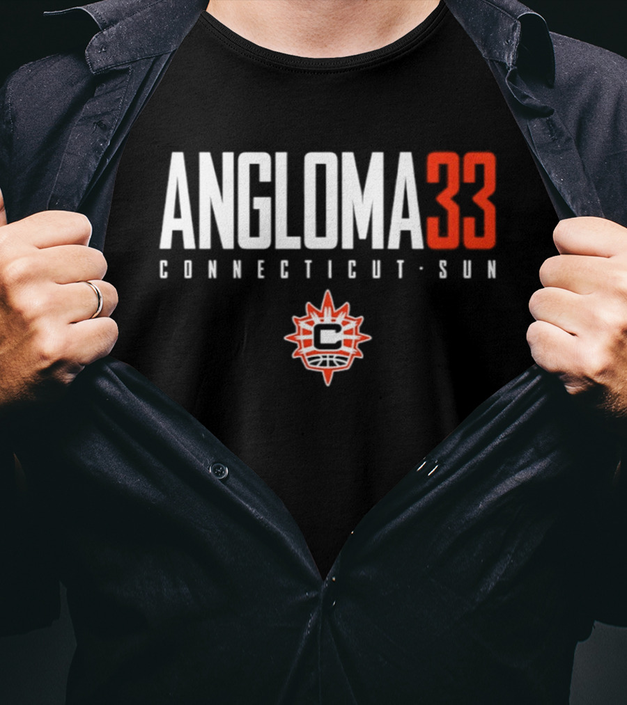 Angloma 33 Connecticut Sun WNBA Basketball Team Merchandise T-Shirt