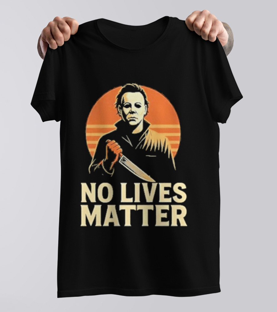 Michael Myers No Lives Matter Halloween Vintage Knife T-Shirt
