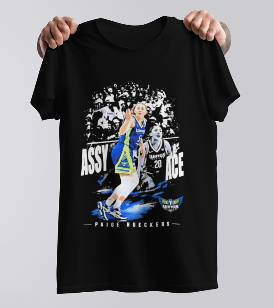 Paige Bueckers Assy Ace Dallas Wings No 5 T-Shirt