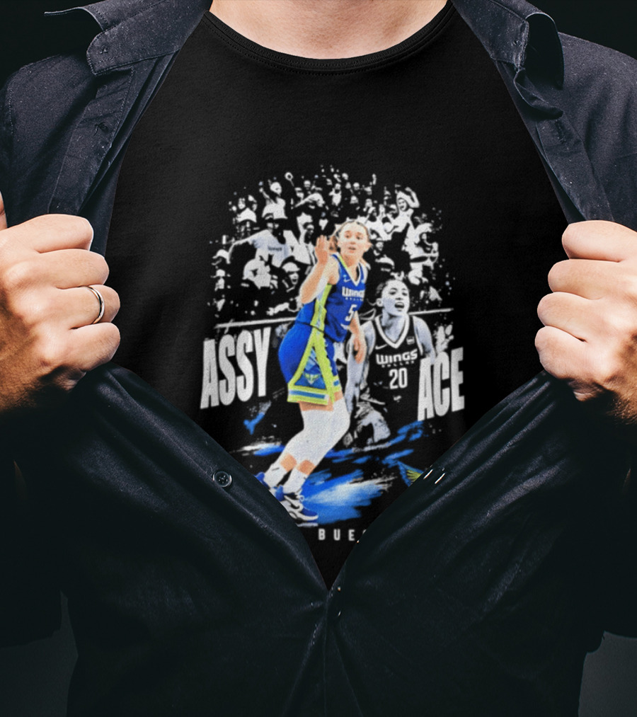 Paige Bueckers Assy Ace Dallas Wings No 5 T-Shirt