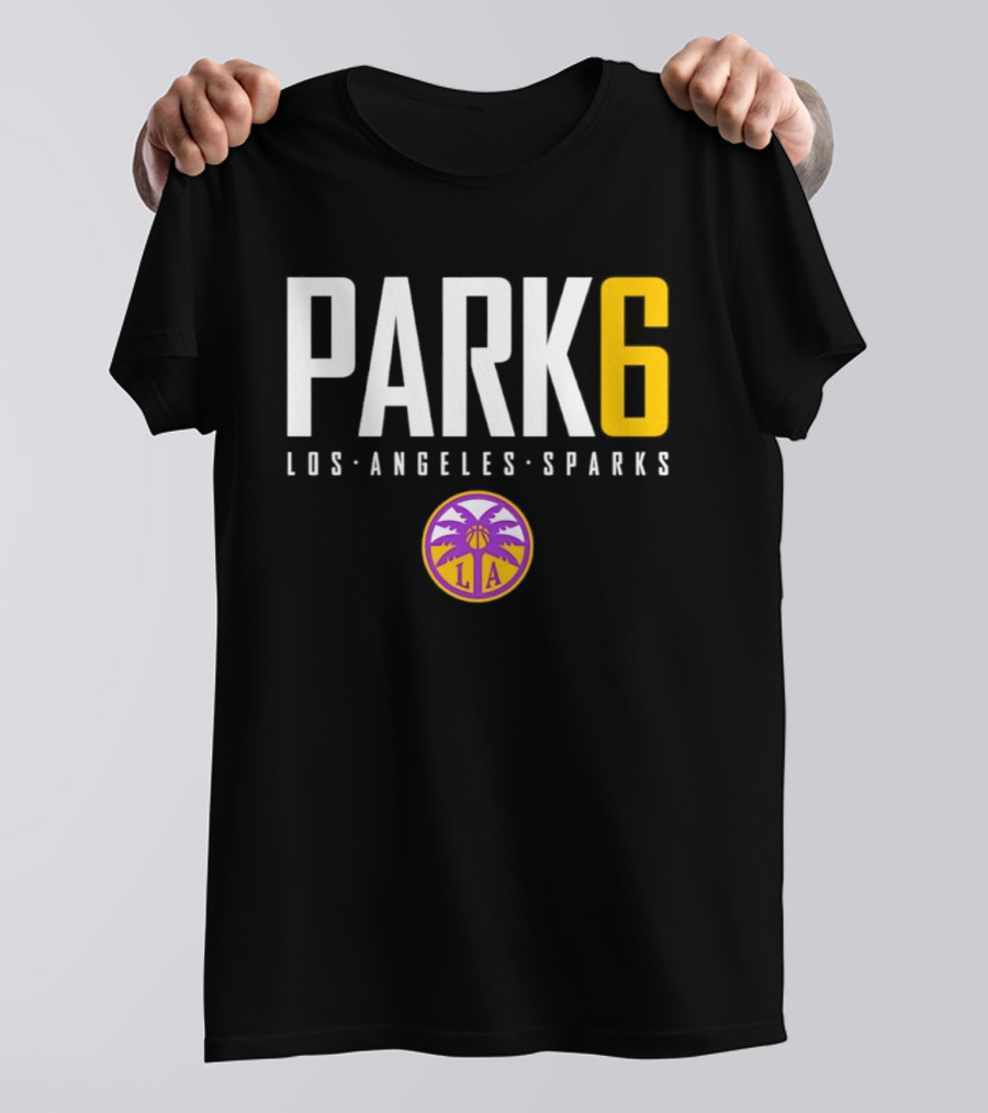 Park 6 Los Angeles Sparks WNBA Basketball T-Shirt