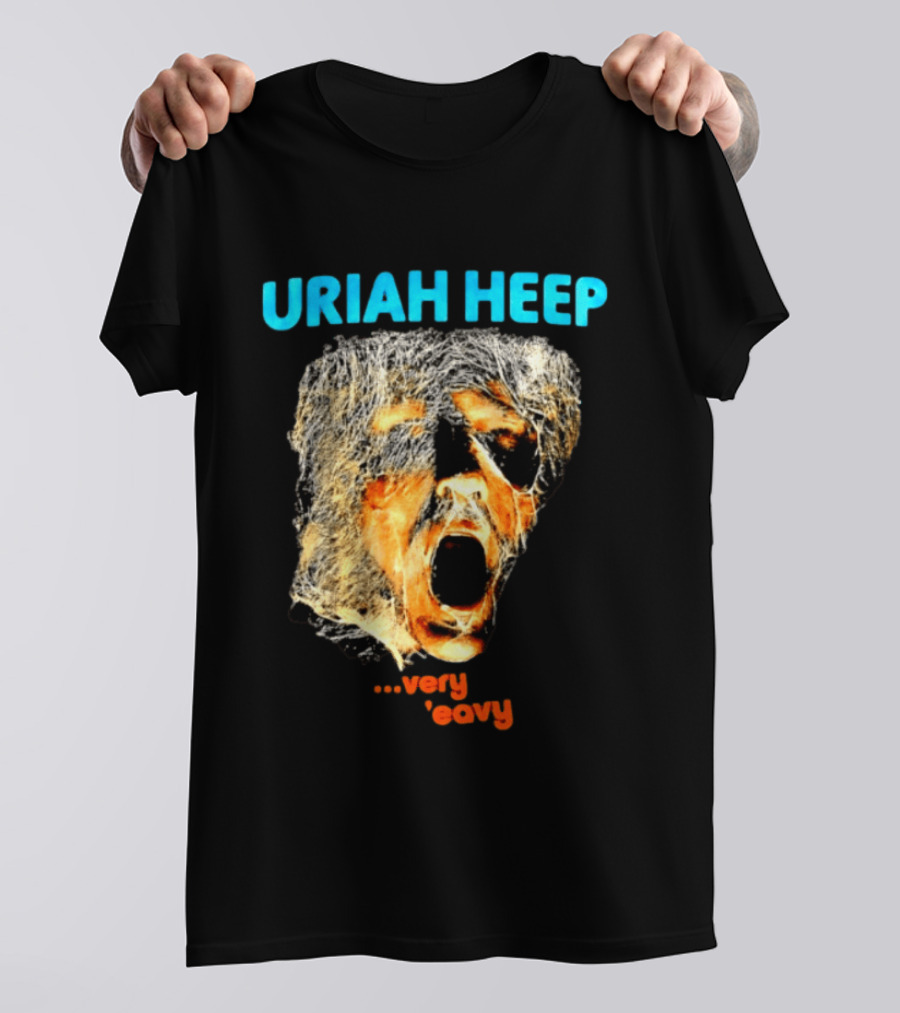 Uriah Heep Very 'Eavy Album Cover Art Hard Rock Music T-Shirt