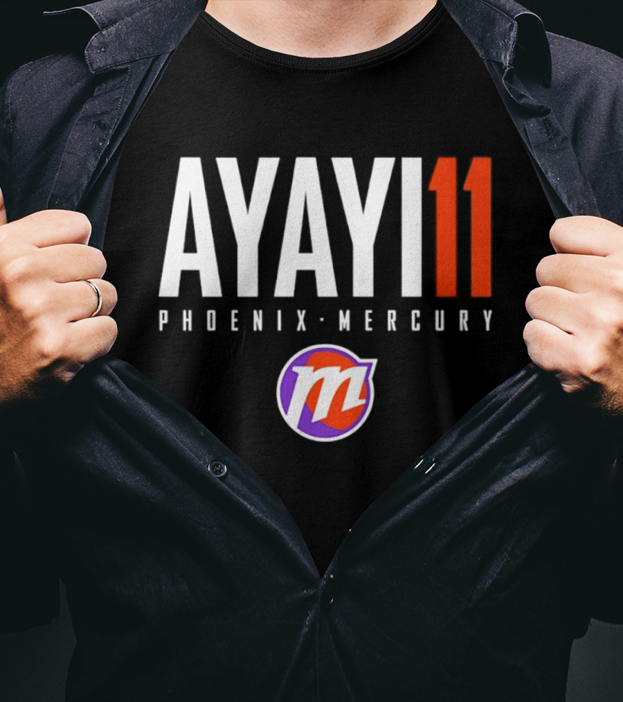 Phoenix Mercury Ayayi 11 WNBA Player Jersey T-Shirt