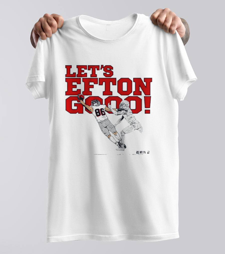 LET'S EFTON GO 88 Football Action Sports T-Shirt