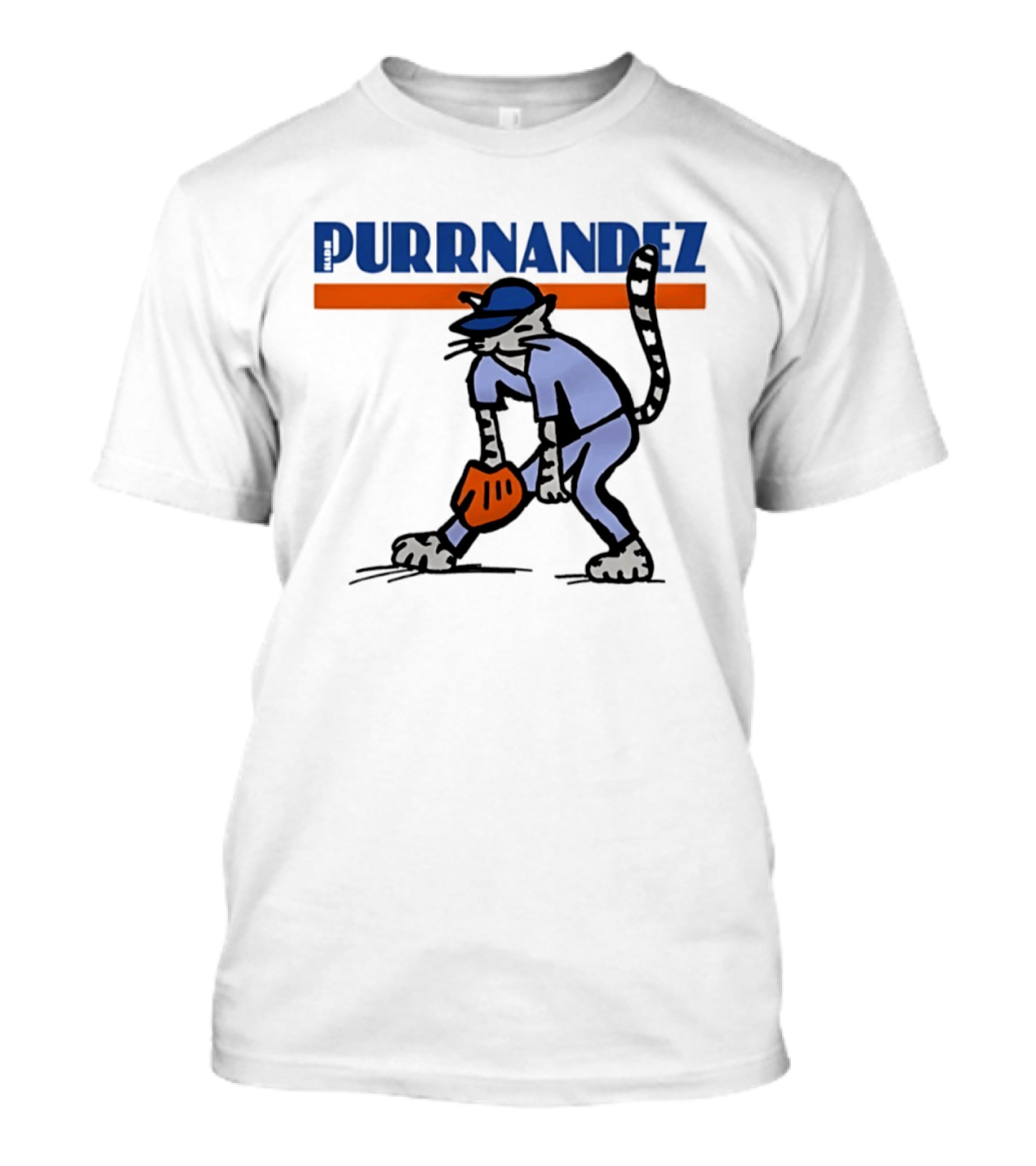 Keith Hernandez Hadji Grounder Purrnandez New York Mets Baseball Cat T-Shirt