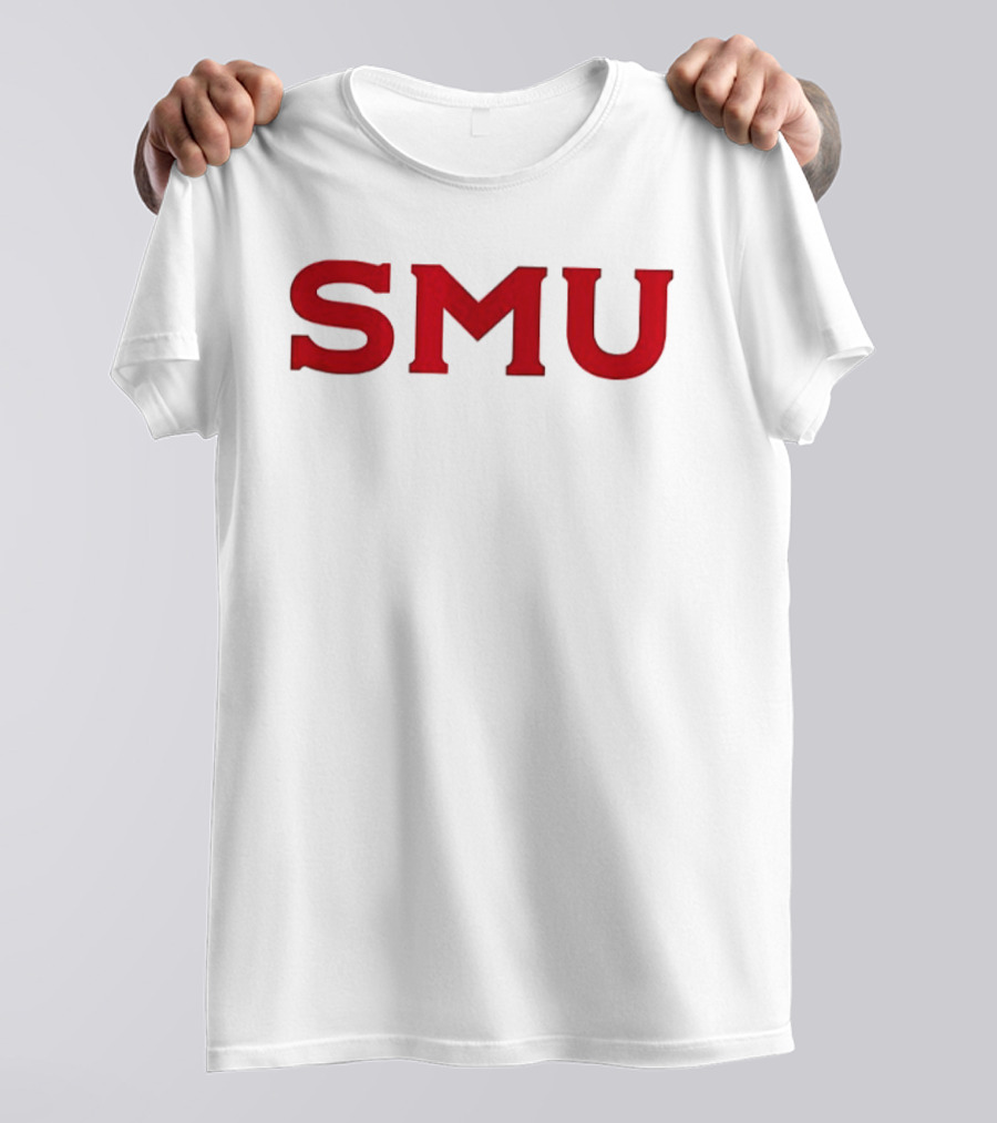 SMU Blue Blood New Blood Football 2 Sided Kevin Jennings T-Shirt