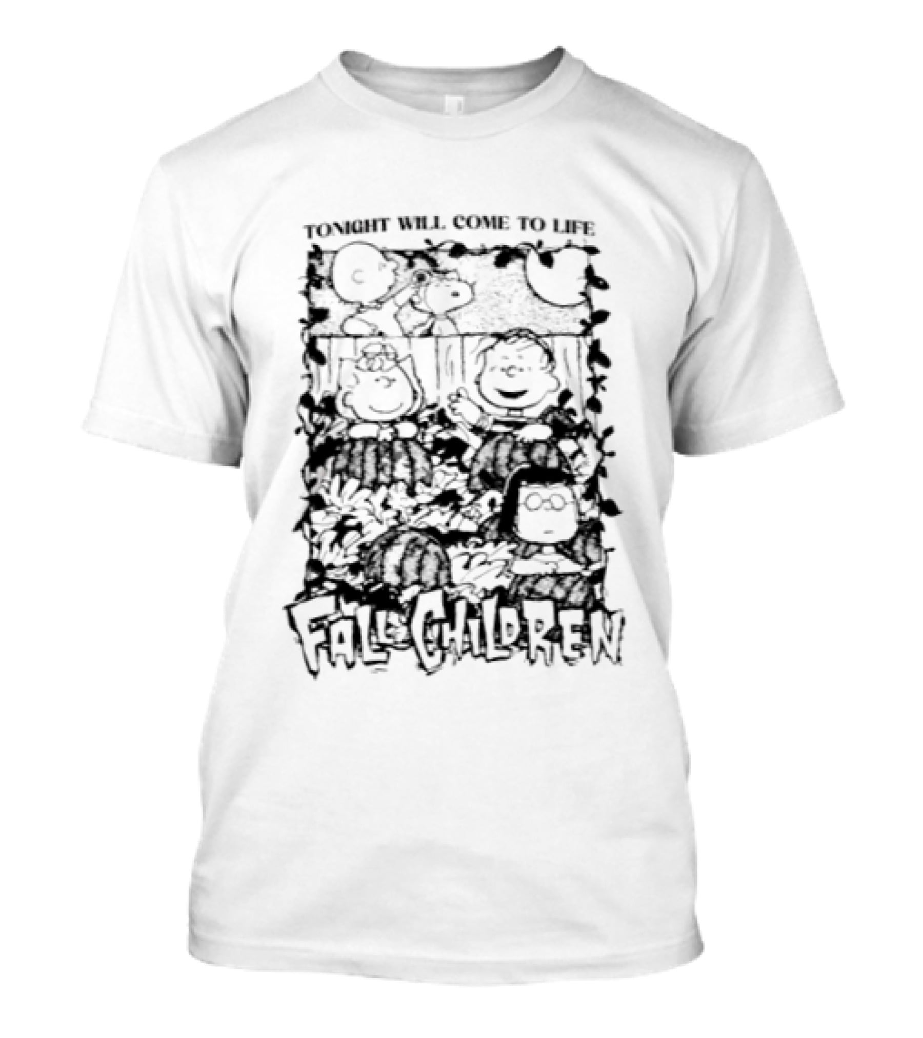 Peanuts 2026 Halloween Tonight Will Come To Life Fall Children T-Shirt