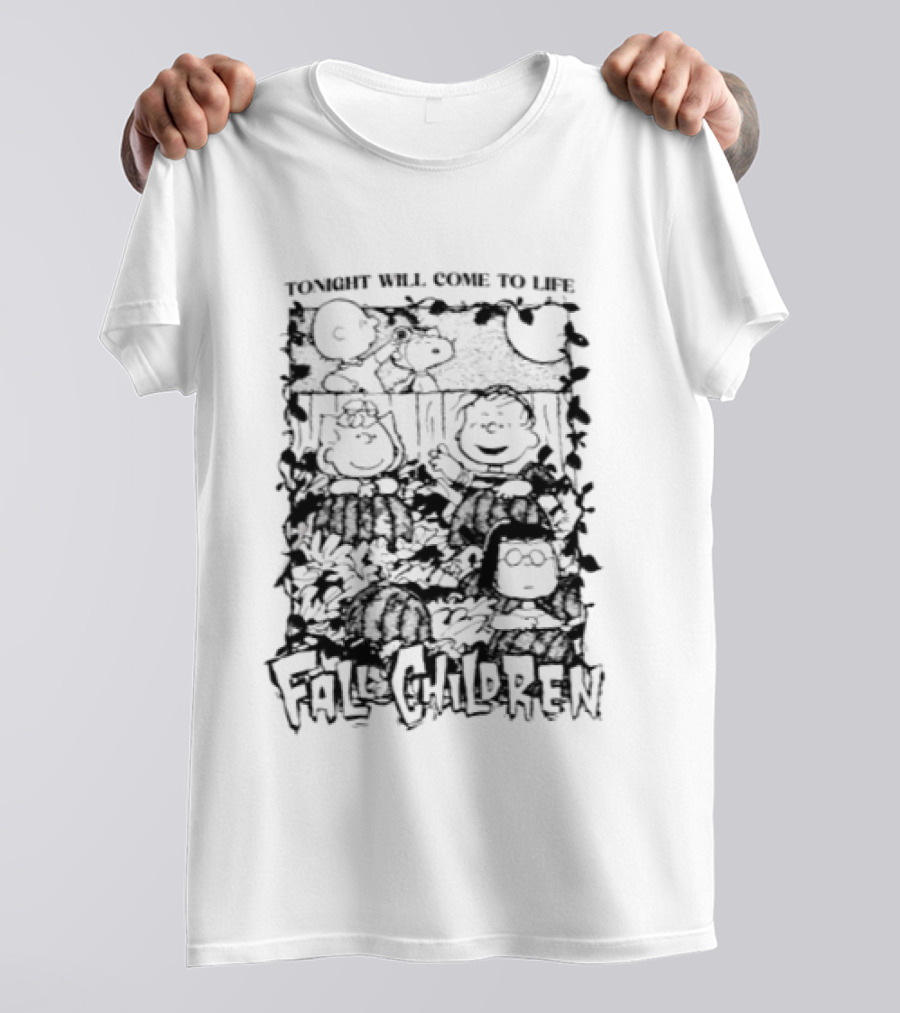 Peanuts 2026 Halloween Tonight Will Come To Life Fall Children T-Shirt
