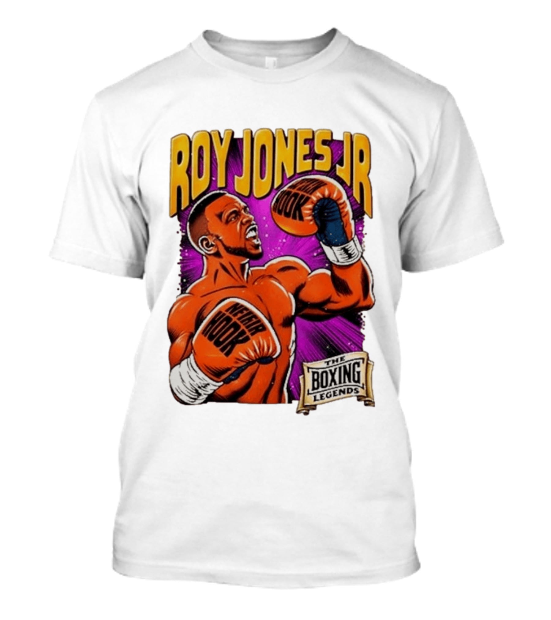 Roy Jones Jr Captain Hook Boxing Legends Wear Hook T-Shirt