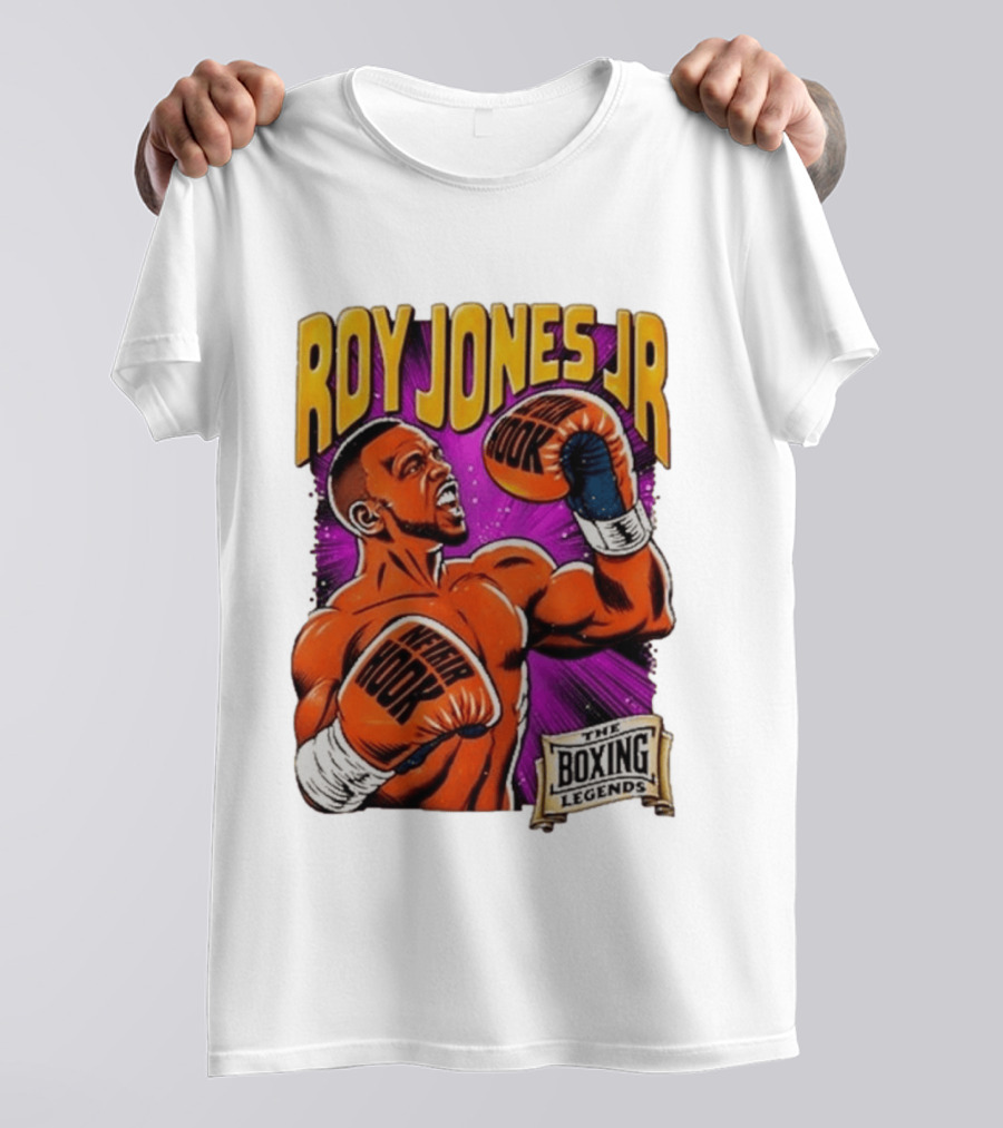 Roy Jones Jr Captain Hook Boxing Legends Wear Hook T-Shirt